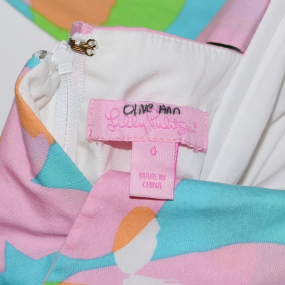 Lilly Pulitzer Richelle Floral Dress Shorely Blue - Picture 9 of 9